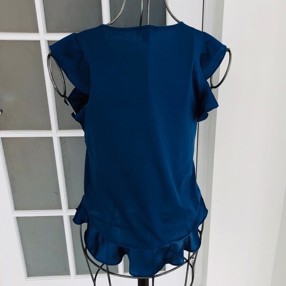 J. Crew ruffle T-shirt small - Picture 3 of 6